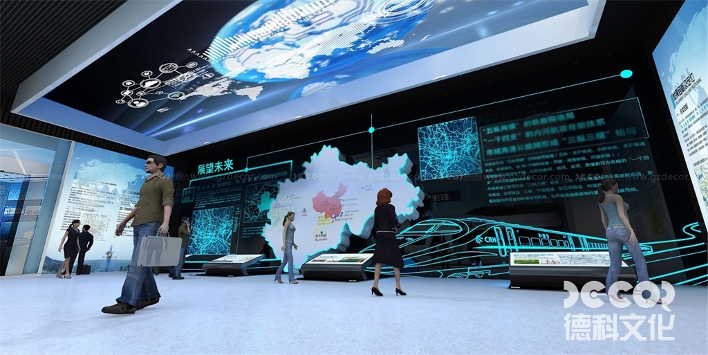 在廣州展廳設(shè)計中，如何利用展示品的動態(tài)效果和運動感？