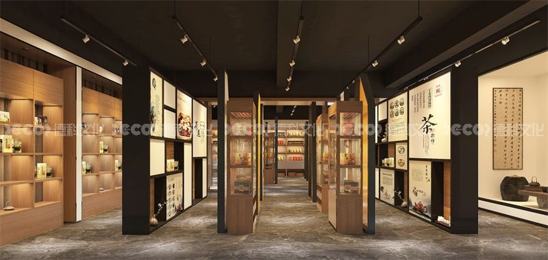 茶文化展館設(shè)計中應(yīng)該考慮哪些展示茶葉與傳統(tǒng)建筑的元素？