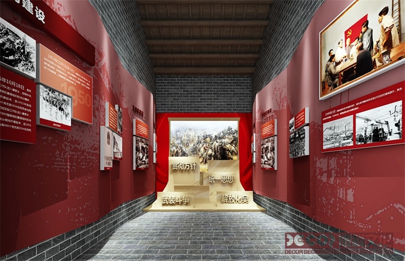 紅色展館裝修展示內容應該如何科學編排？